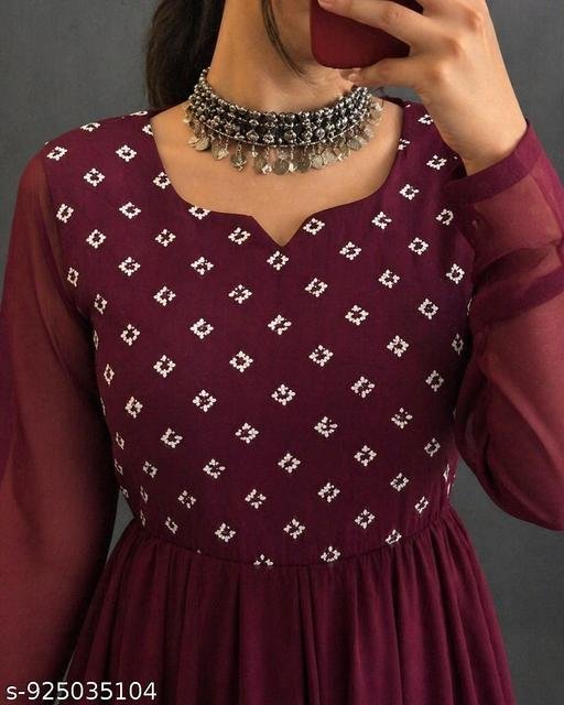 western kurti for women,modern kurti for girls, long kurti with jeans, full sleeves long kurti, designer long kurti top, straight fit long kurti, party wear long kurti, casual long kurti for girl – view 2