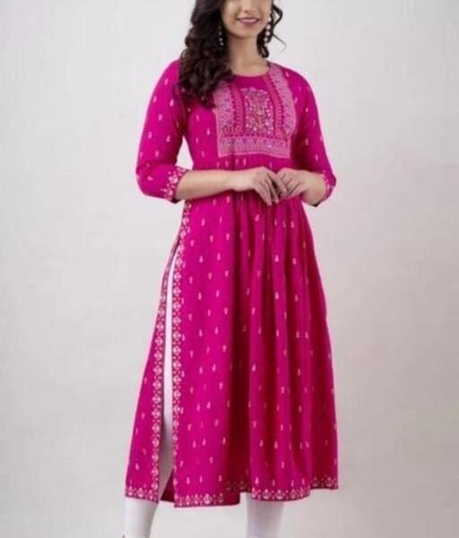 Stylish women nayra cut kurti