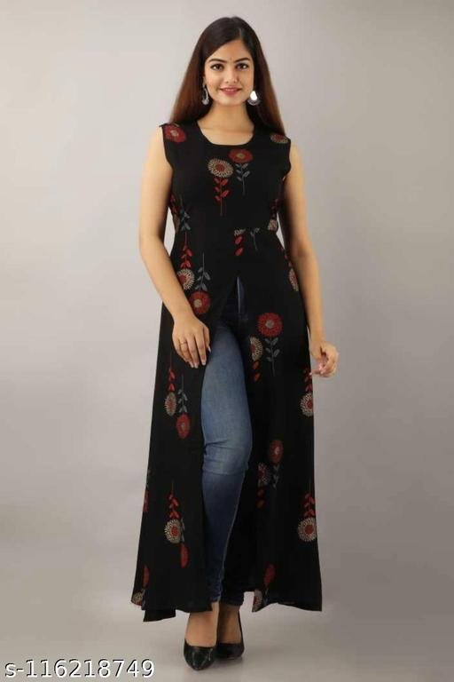 Polyster/Crepe fabric-Kurtis