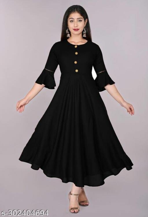 Long Sleeve Kurti - Classic Ethnic Style For Traditional Events