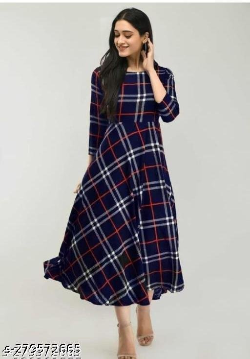 Polyster/Crepe fabric-jivika superior Kurti