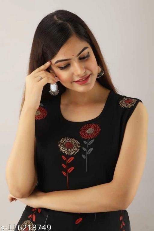 Polyster/Crepe fabric-Kurtis – view 4